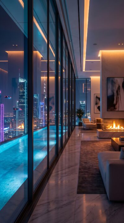 Luxury Penthouse View Wallpaper